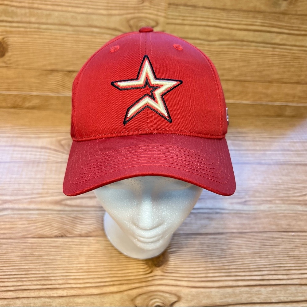 NEW OC OUTDOOR Retro Houston Astros Red Cap Hat Red Gold Star Small/Medium